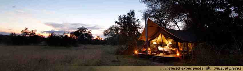 Luxus Camp in Afrika: Zelt Safari zum Kruger National Park in Südafrika